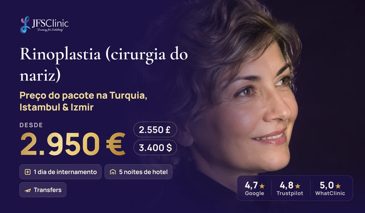Rinoplastia no estrangeiro Turquia