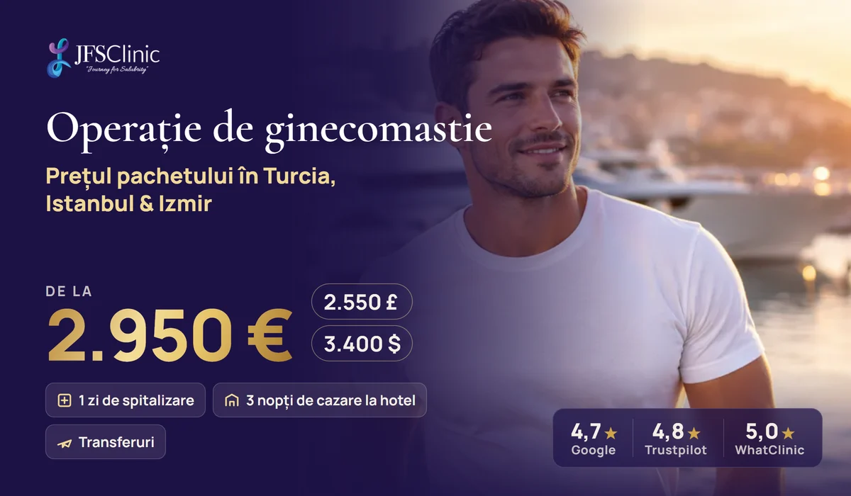 Operație de ginecomastie în străinătate
